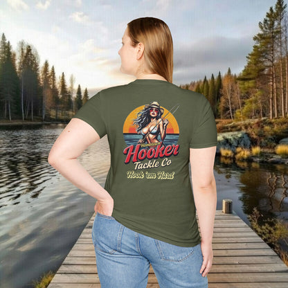 Hometown Hooker Tackle Co – Hook 'Em Hard Fishing Tee
