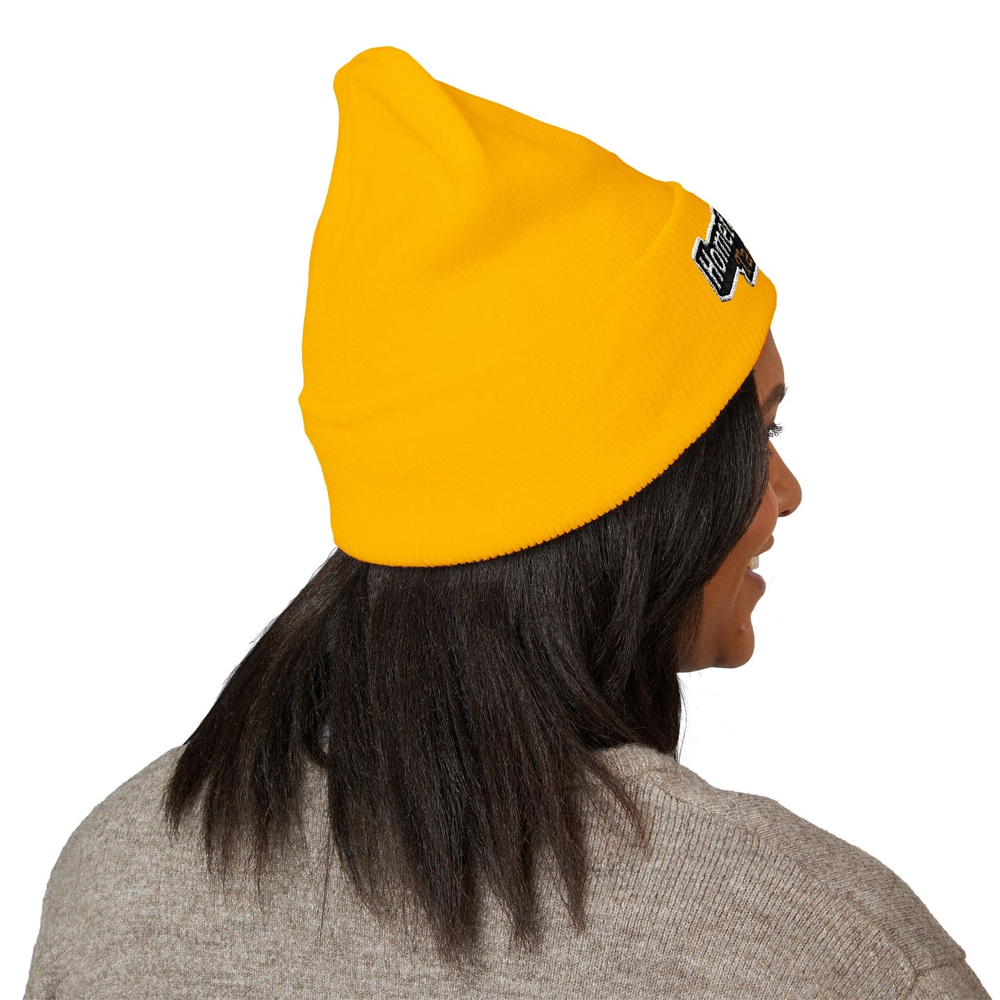Hometown Hooker Embroidered Cuffed Beanie - Funny Fishing Beanie Hat, Adult Humor Fisherman Gift, Lake Life Winter Hat, Bass Fishing Accessory
