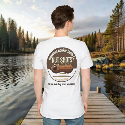 Hometown Hooker Tackle Co. Nut Shots T-Shirt – The Sneaky One-Shot Legend