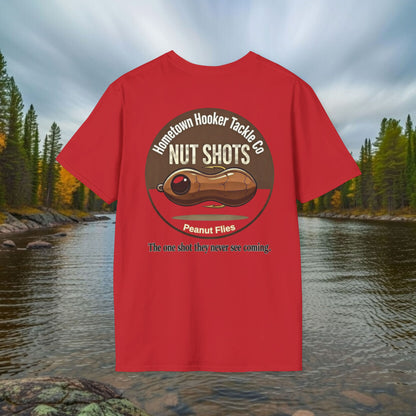 Hometown Hooker Tackle Co. Nut Shots T-Shirt – The Sneaky One-Shot Legend