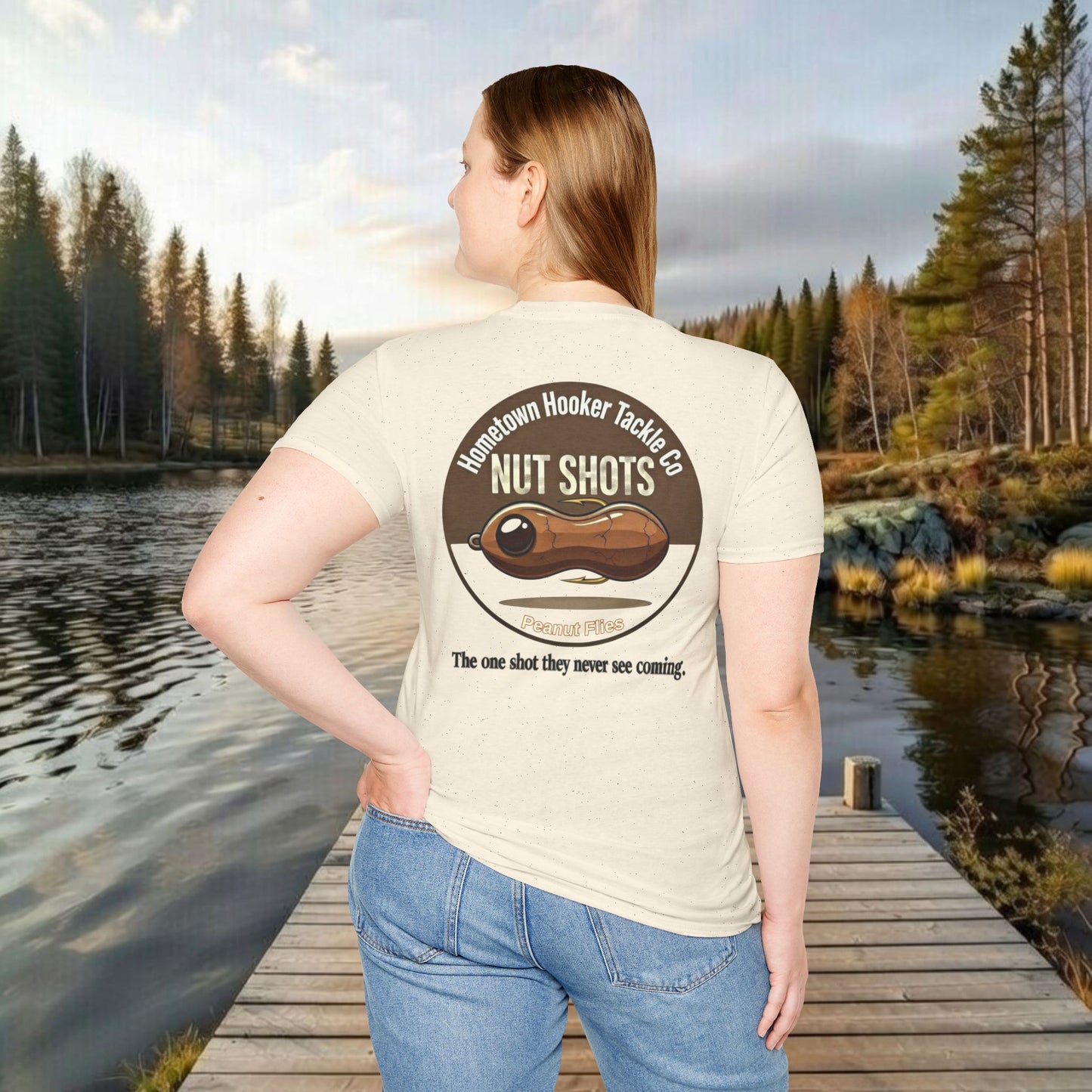 Hometown Hooker Tackle Co. Nut Shots T-Shirt – The Sneaky One-Shot Legend