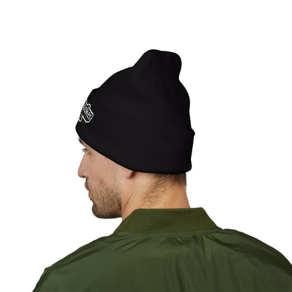 Hometown Hooker Embroidered Cuffed Beanie - Funny Fishing Beanie Hat, Adult Humor Fisherman Gift, Lake Life Winter Hat, Bass Fishing Accessory