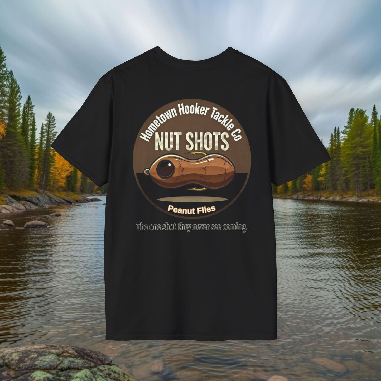 Hometown Hooker Tackle Co. Nut Shots T-Shirt – The Sneaky One-Shot Legend