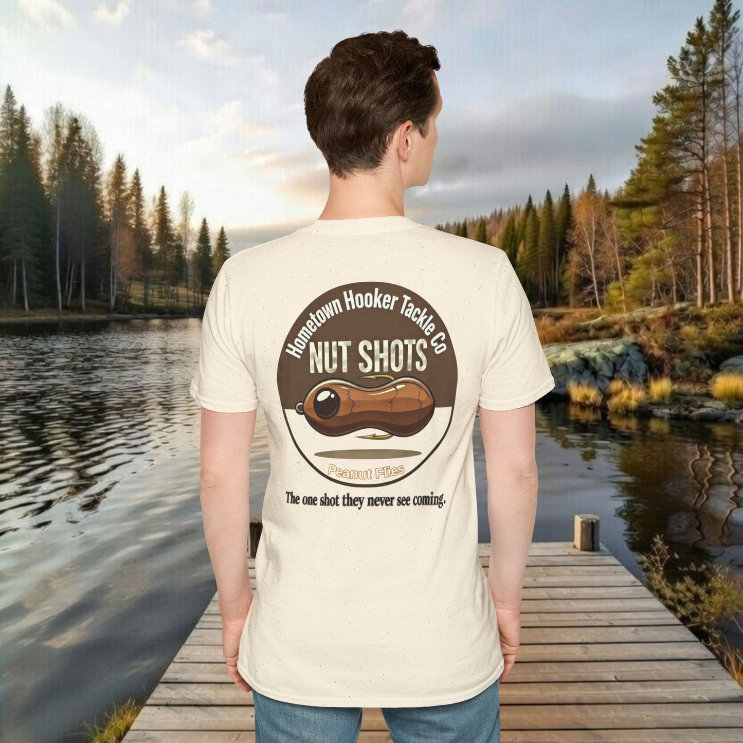 Hometown Hooker Tackle Co. Nut Shots T-Shirt – The Sneaky One-Shot Legend