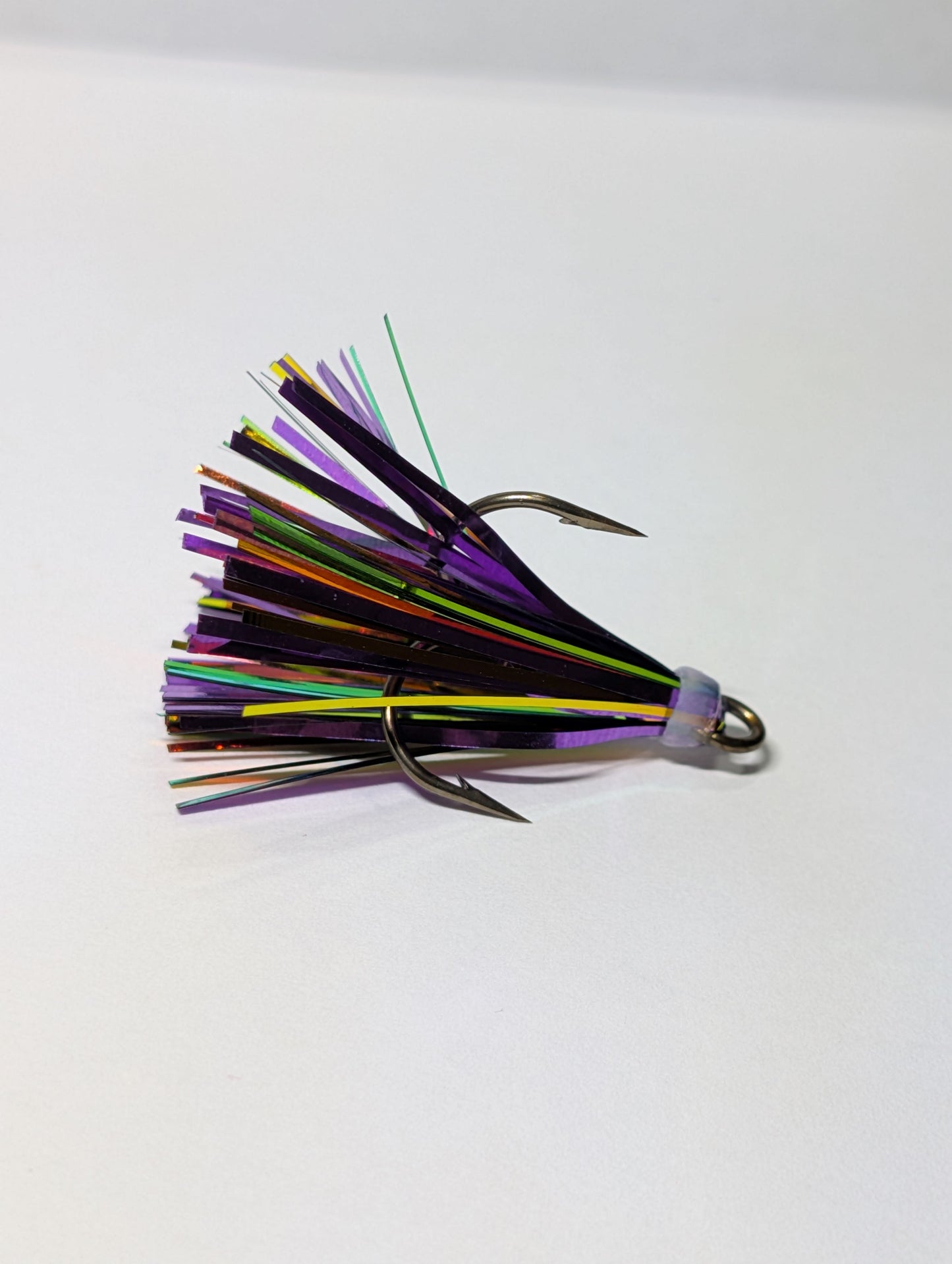 Hometown Hooker Tackle Co. Nut Shots – Peanut Flies, Mylar Trolling Flies, Treble Hook Teasers, Walleye Muskie Pike Salmon Lures