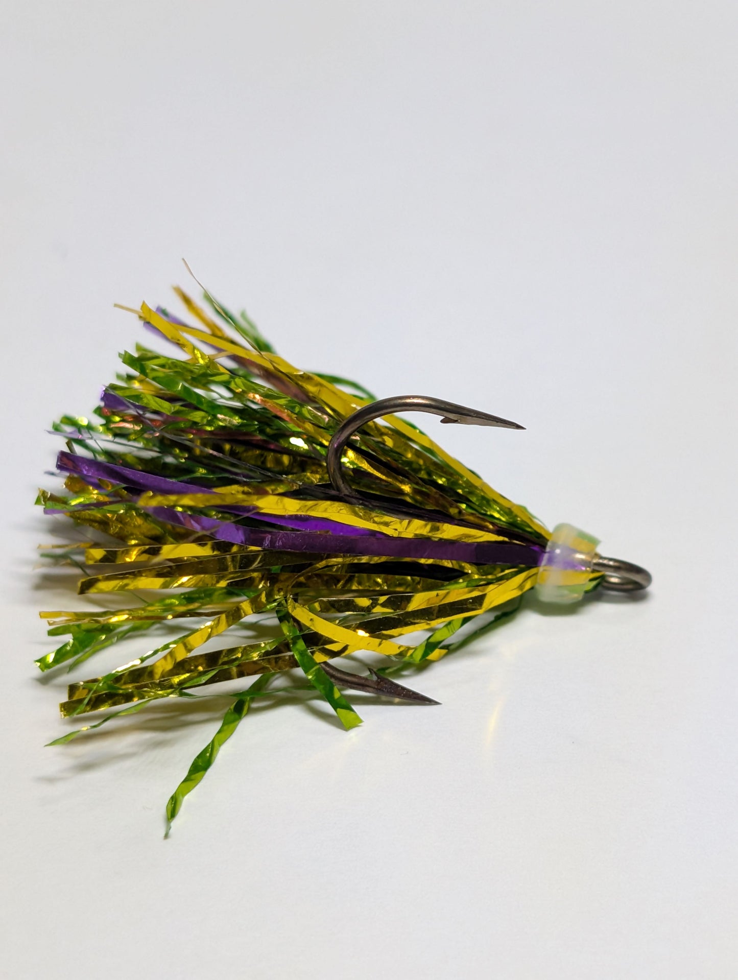 Hometown Hooker Tackle Co. Nut Shots – Peanut Flies, Mylar Trolling Flies, Treble Hook Teasers, Walleye Muskie Pike Salmon Lures