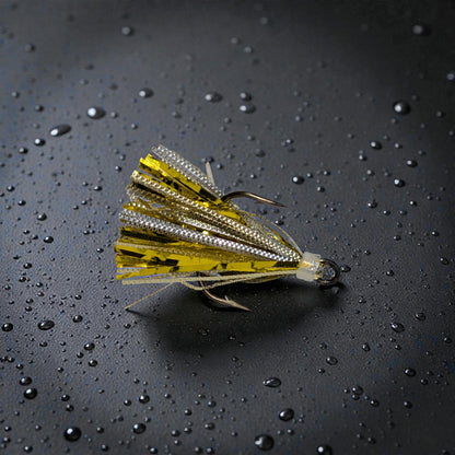 Hometown Hooker Tackle Co. Nut Shots – Peanut Flies, Mylar Trolling Flies, Treble Hook Teasers, Walleye Muskie Pike Salmon Lures