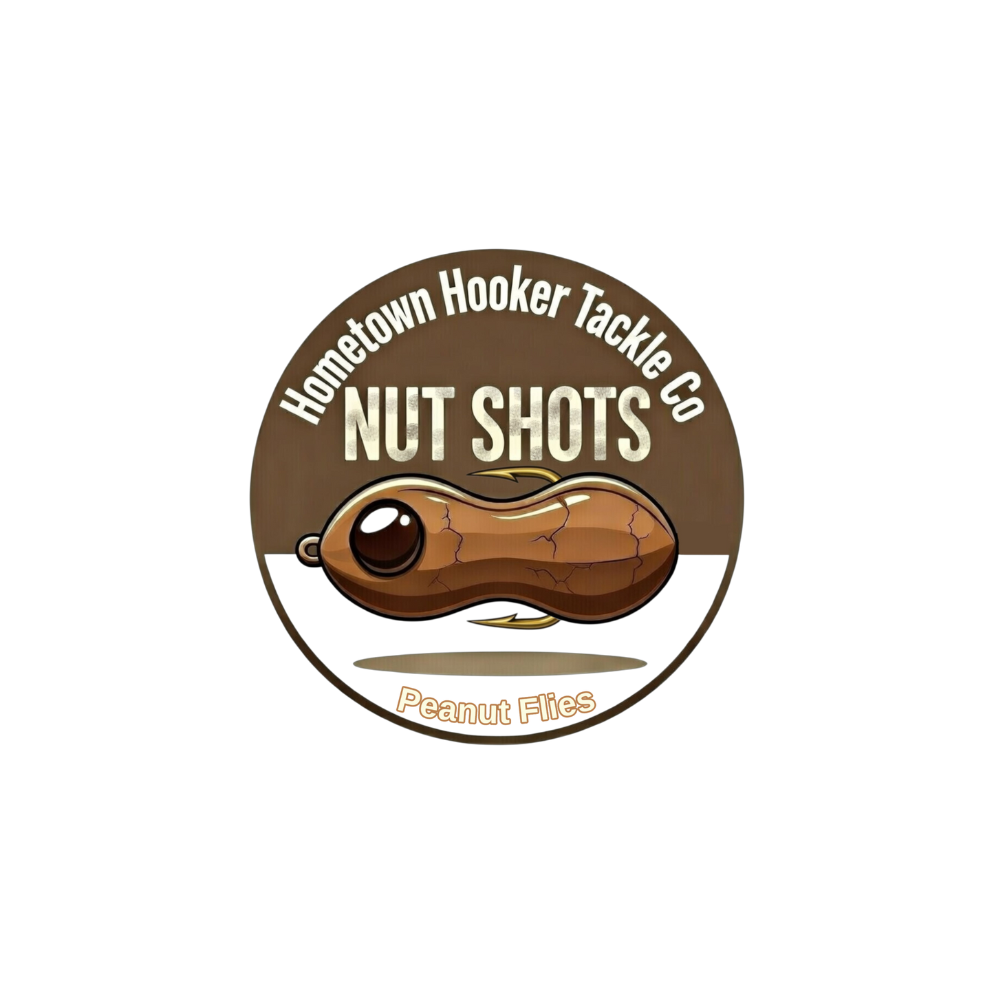 Hometown Hooker Tackle Co. Nut Shots – Peanut Flies, Mylar Trolling Flies, Treble Hook Teasers, Walleye Muskie Pike Salmon Lures